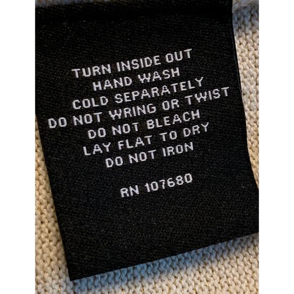 Nue Options Women's Medium Sweater Button Down Gold Sequins Long Sleeve NEW - Picture 4 of 14